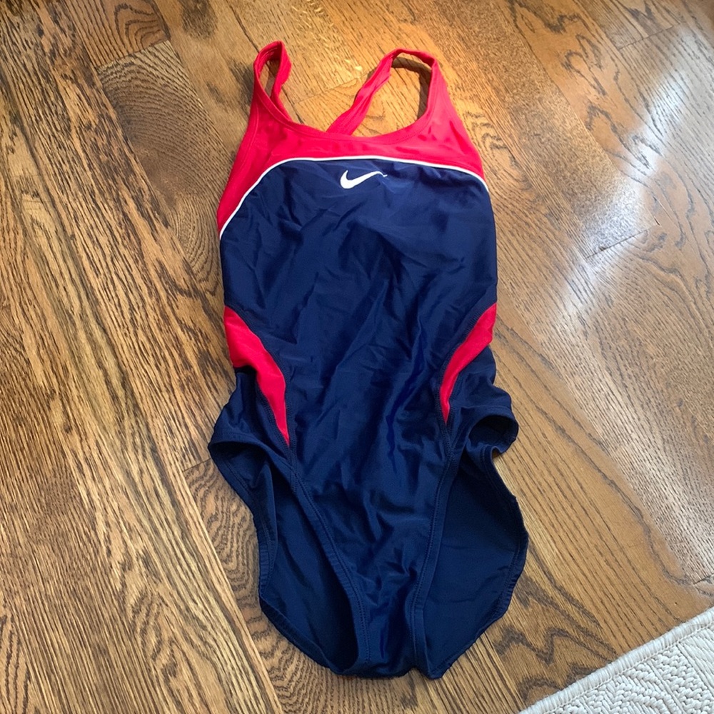 VINTAGE NIKE ONE PIECE RACERBACK SWIMSUIT